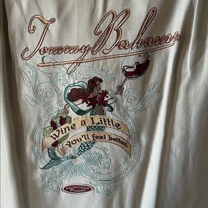 Tommy Bahama Cream Embroidered Shirt